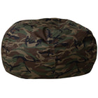 Flash Furniture - Fauteuil poire camouflage surdimensionné pour enfants-Fauteuil poire surdimensionné