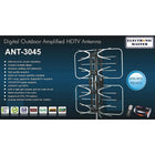 Electronic Master – Antenne TVHD télécommandée, 26 x 32 x 4,8 po, argenté-Structure solide, installation simple