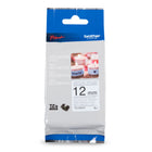 Brother TZeMQ531 Ruban bleu pastel avec texte noir authentique pour étiqueteuses P-touch, 12 mm de largeur x 4 m de longueur-Ruban TZe laminé de 12 mm bleu pastel avec texte noir pour étiqueteuses P-touch de Brother