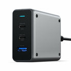 Satechi  Chargeur GaN Compact USB-C PD 100W-Charge sans souci avec protection contre la surchauffe, le courant, la tension, la charge et les courts-circuits.