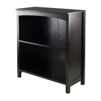 Winsome – Tablette de rangement Terrace à 3 niveaux, 26 po de large, fini espresso-Étagère de rangement Terrace à 3 niveaux/Collection étagère à livres est idéale en utilisation seule ou combinée à des paniers afin de créer un espace pour vos articles préférés.