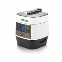 Ecohouzng – Autocuiseur multifonction, 13,8 x 14,2 x 13,8 po, argenté-Peut être utilisé comme cuiseur à riz, comme mijoteuse, comme cuiseur à gâteau, autocuiseur ou comme cuiseur à vapeur