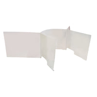Artsoft séparateur de protection contre les éternuements-Emballage inclus 3 pièces de matériel + 8 paires d'attaches Velcro