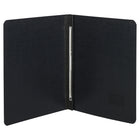 ACCO - Couvertures de rapport renforcées Presstex - lettre - reliure latérale - capacité de 3 po - noir-Couverture recouverte de cuir gaufré