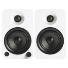 Kanto – Haut-parleurs étagères amplifiés YU4 avec Bluetooth et pré-ampli phono, blanc mat-Connectez facilement à toute platine rétro ou moderne, au moyen du préampli phono intégré