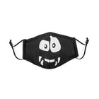 Bondstreet 2 Masques + 1 Filtre - Imprimé à visage amusant-70% polyester, 30% coton
