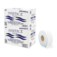 ABP PAPER – Rouleaux géants de papier hygiénique commercial, 2 épaisseurs, Avantage Plus, AV8330210-2 épaisseurs
