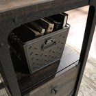Sauder 47"W La Collection Steel River Bureau - Finition Carbon Oak-  Finition Carbon Oak®