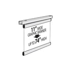 Azar Displays – Bannières d’affichage pour dépliants, 11 po (300280)-Bras de bannière avec ensemble d’attaches pour affiches qui permettent le remplacement facile des affiches