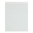 Staples - Blocs de papier ligné avec bande gommée dans le haut Staples - format lettre - blanc - paquet de 12-Dos en carton
