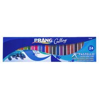 Prang - Craie à papier Pastello - carré - couleurs assorties - paquet de 24-La craie est hautement pigmentée pour fournir une couche de couleur supérieur