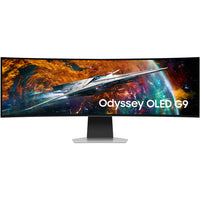 Samsung - Moniteur de jeu intelligent incurvé Odyssey OLED G95SC DQHD Neo Quantum Pro 0,03 ms 240 Hz de 49 po-Résolution 49 pouces 5 120 x 1 440, type de panneau OLED
