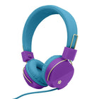 Limited Too - Écouteurs pliants Colourburst pour filles avec micro - bleu-2
