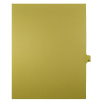 Mark Maker – Onglets séparateurs juridiques beiges, 1/25 onglets, format lettre, sans trous, numéro 40, 25/paquet-Onglets séparateurs beiges, 1/25 onglets