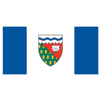 Drapeau provincial, Territoires du Nord-Ouest, 36 x 60 po-Drapeau rectangulaire de 36 x 60 po