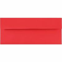 JAM Paper Enveloppes recyclées Brite Hue n° 10 (4,13 x 9,5 po), rouge, 500/bte-Type de produit : Enveloppes recyclées Brite Hue