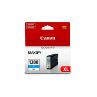 Canon - Réservoir d'encre PGI-1200XL cyan, haut rendement-Comparativement aux réservoirs standards, ce réservoir à haut rendement (Série XL) vous économisera temps et argent
