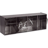 Quantum Storage Systems - Système De Casiers Modulaires Tip-Out, 23-5/8po La X 6-5/8po P X 8-1/8po H, 4 Tiroirs-Nbre de casiers-compartiments 4