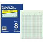 Blueline Tablette d'analyse A5208, 8 colonnes-A5208 - 8 colonnes