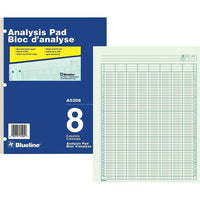 Blueline Tablette d'analyse A5208, 8 colonnes-A5208 - 8 colonnes