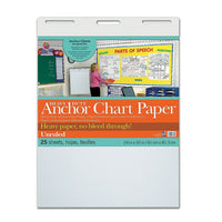 Pacon – Papier résistant pour tableaux thématiques, 24 x 32 po, blanc, non ligné, 25 feuilles/tablette (PAC3371)-Les tableaux d’ancrage sont fréquemment utilisés dans les classes pour servir de rappel visuel des stratégies, du vocabulaire et d’autres contenus que les élèves apprennent tout au long de l’année scolaire