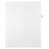 Mark Maker – Onglets séparateurs juridiques blancs, 1/15 onglets, format lettre, sans trous, numéro 170, 25/paquet-Onglets séparateurs blancs, 1/15 onglets
