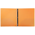 JAM PaperMD – Cartable à 3 anneaux Designders, 1 po, orange, 4/paquet-4