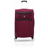 TUCCI Italy - TURISTA Valise à roulettes 30 po - Rouge-Conçu en Italy