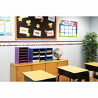 Bankers Box® - Casier de rangement pour la salle de classe, 9 compartiments, bleu-Contenu recyclé à 60 %