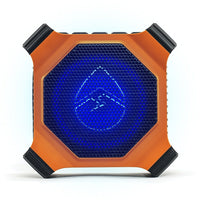 ECOXGEAR EcoEdge Plus Haut-parleur étanche à LED Bluetooth-Orange-IP67 étanche / résistant aux chocs