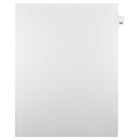 Markmaker - Intercalaires imprimes Legal, Blanc, 1/25th coupe, format lettre, sans trous, 25 tabs/PQT, 5 PQT/Boite, Numero 153-Intercalaires imprimes Legal