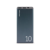 LOGiiX - Piston Power Banque d'alimentation portable de 10 000 mAh - Bleu marine-Charge les smartphones jusqu'à 5 fois, charge les tablettes jusqu'à 2 fois