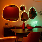 Twinkly - Guirlande lumineuse multicoloure à 60 lumières de 10 pieds Dots avec fil transparent - USB-Adhésif - Les points peuvent être collés sur des surfaces à l'aide des tampons adhésifs fournis.