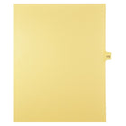 Markmaker - 25 tabs/PQT, 5 PQT/Boite, Intercalaires imprimes Legal, Chamois, 1/15th coupe| format lettre, sans trous, Numero 172-Intercalaires imprimes Legal