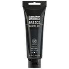 Liquitex Basics – Peinture acrylique 1046244, noir d'ivoire, tube de 118 ml-Formulée avec des pigments de qualité artistique sur lesquels l'artiste peut compter