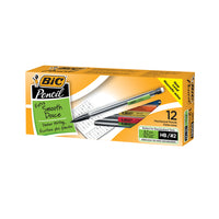 BIC - Porte-mine HB, 0,7 mm, paquet de 12-Pince pratique incorporée