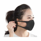 Globe - Masque facial réutilisable pour adulte Noir Polyester/Spandex - 10 paquets de 10-10 paquets de 10