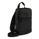 Bugatti - Contrast Mile End sac bandouliere, Noir-Noir/Cuir vegetalien texture