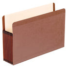 Pochette pour dossier expansible doublée Pendaflex – expansion de 7 po – format légal – fibre rouge-Soufflets entièrement doublés et renforcés en nylon
