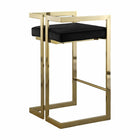 Plata Decor - Harvey Tabourets - Or / Noir - paquet de 2-Capacité de poids : 200 lb