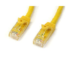 StarTech  Câble de raccordement Cat6 avec connecteurs anti-coupure RJ45, 100 pi, jaune-Les connecteurs en or de 50 microns garantissent une conductivité optimale tout en éliminant les pertes de signaux en raison de l’oxydation ou la corrosion
