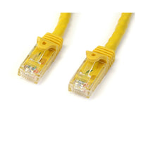 StarTech  Câble de raccordement Cat6 avec connecteurs anti-coupure RJ45, 100 pi, jaune-Les connecteurs en or de 50 microns garantissent une conductivité optimale tout en éliminant les pertes de signaux en raison de l’oxydation ou la corrosion