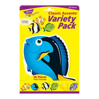 Trend Enterprises 6" DieCut Fish Friends Classic Accents, 108 Pack-Soutenir les activités d'apprentissage telles que la modélisation, le séquençage et le regroupement