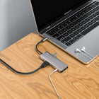 JCPal-Hub USB-C USB-C 9 ports, USB-C vers HDMI, USB-C PD, 3 x USB3.1, Ethernet, lecteur des cartes SD et microSD-Lecteurs de cartes SD et microSD