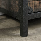 Sauder - La Collection Foundry Road Classeur lateral - Finition Carbon Oak-Conforme à la norme BIFMA x5.9 pour la securite, la durabilite et la performance structurelle.