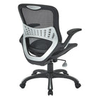 Fauteuil de direction Work Smart avec siège et dossier en mailles, noir-Réglage pneumatique à une touche de la hauteur du siège