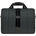 Vangoddy sac à bandoulière pour ordinateur portable 15,6 po, grise et noir-2 styles de portage (porté main et bandoulière bandoulière)