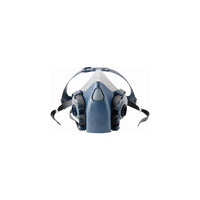 3M - Respirateur reutilisable à demi-masque, 7502, moyen, 1/sac-Materiau en silicone de pointe pour un confort et une durabilite accrus
