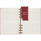 Moleskine - agenda à spirales non daté à couverture rigide extra large - 7,5 po x 10 po - Crush Cherry-Suivi Des Habitudes, Humeur De La Semaine Et Coin Créatif