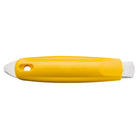 OLFA - Couteau de sécurité semi-automatique à rétraction automatique avec séparateur de ruban SK-9 - jaune-Manche en plastique ABS jaune avec canal de support en acier inoxydable